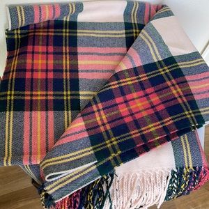 J Crew plaid wrap or shawl - never worn